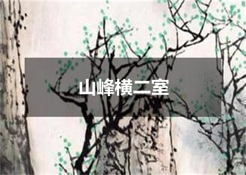 山峰横二室