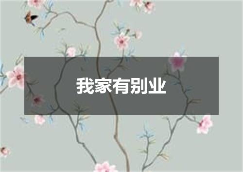我家有别业