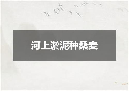 河上淤泥种桑麦