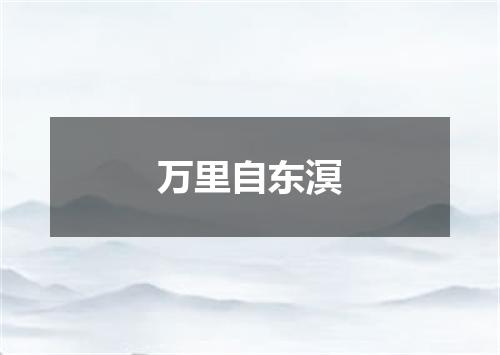 万里自东溟