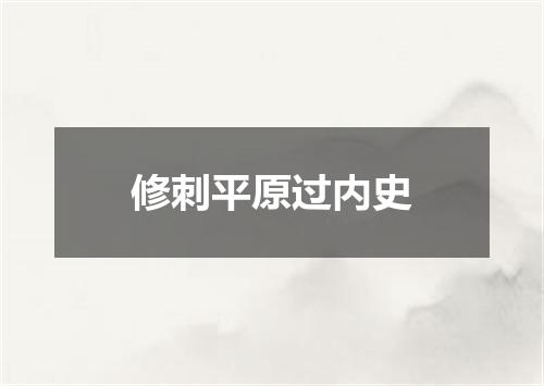 修刺平原过内史
