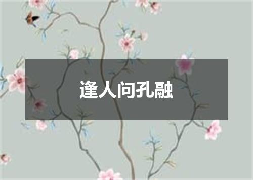 逢人问孔融