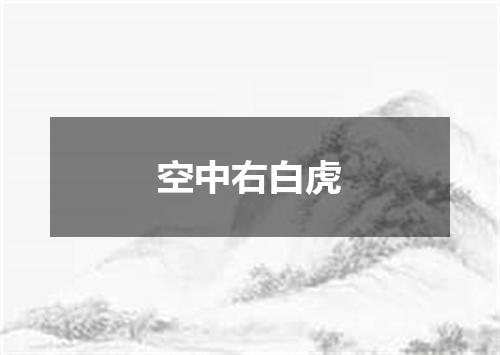 空中右白虎