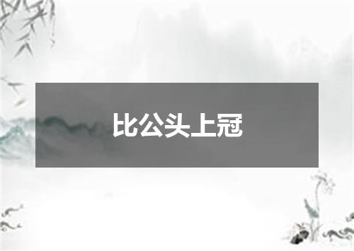 比公头上冠