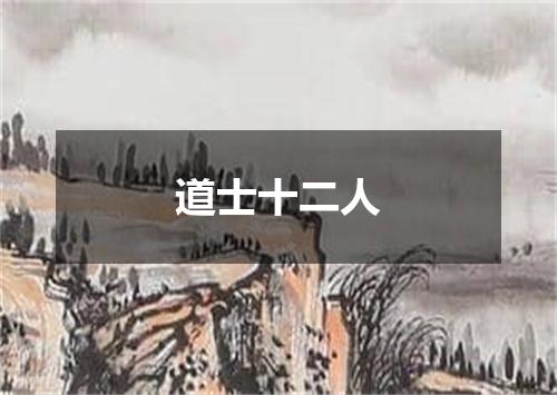 道士十二人