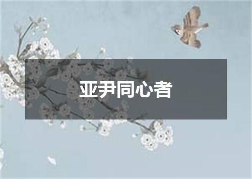 亚尹同心者