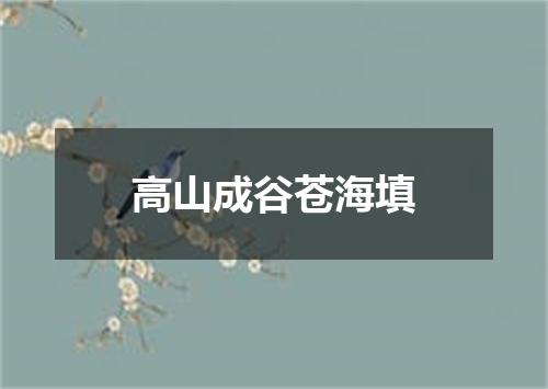 高山成谷苍海填