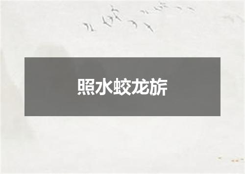 照水蛟龙旂