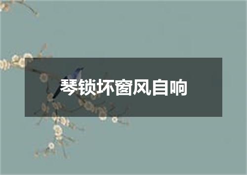 琴锁坏窗风自响