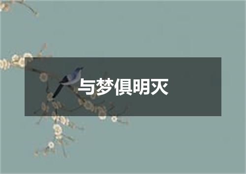 与梦俱明灭