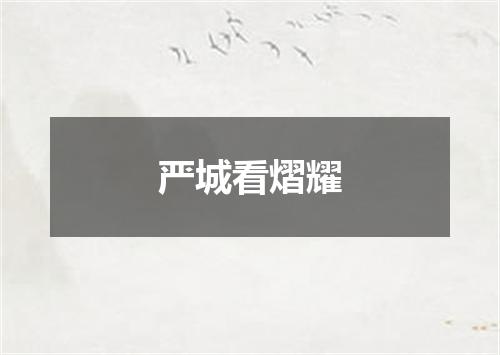 严城看熠耀