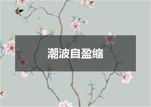 潮波自盈缩