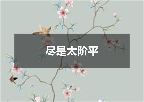 尽是太阶平