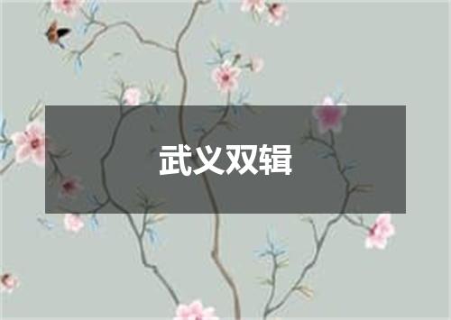 武义双辑