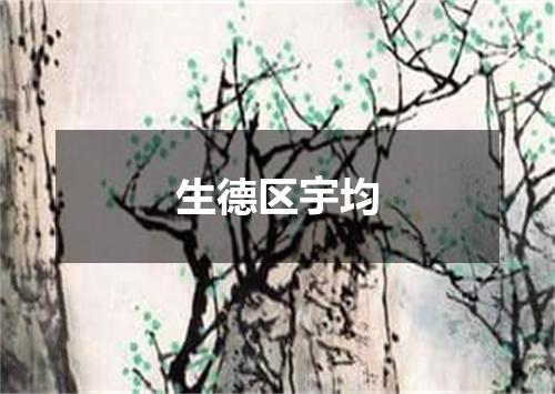 生德区宇均