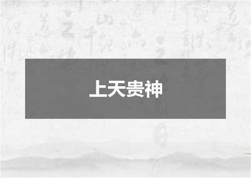 上天贵神