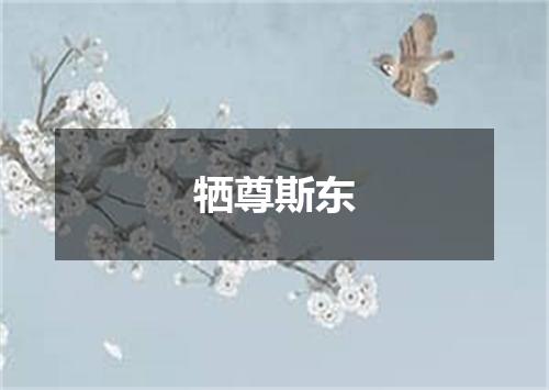 牺尊斯东