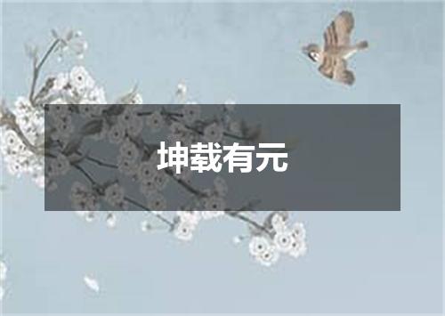 坤载有元