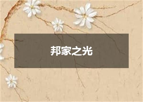邦家之光
