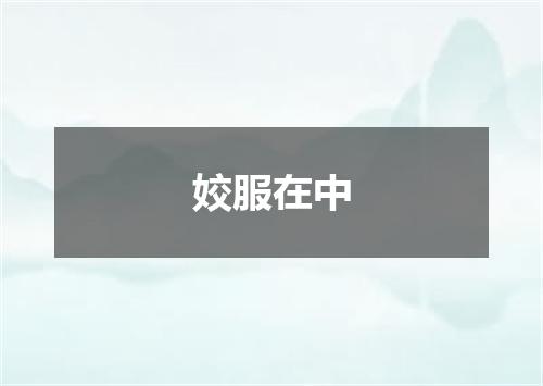 姣服在中