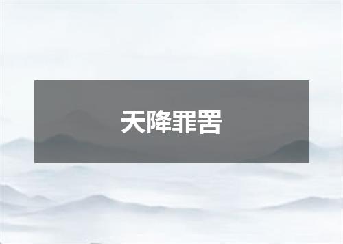 天降罪罟