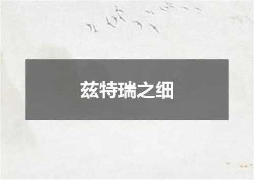 兹特瑞之细