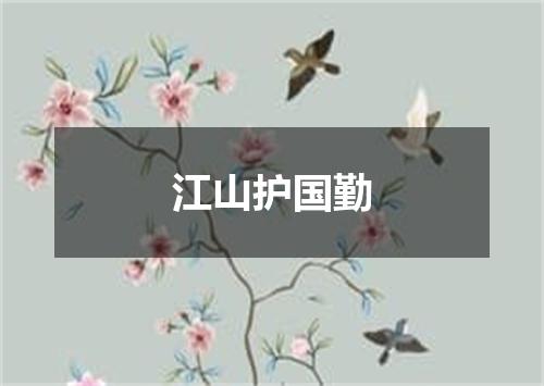 江山护国勤
