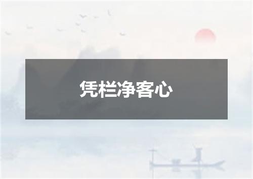 凭栏净客心