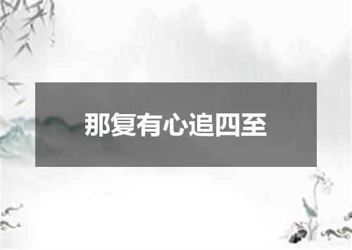那复有心追四至