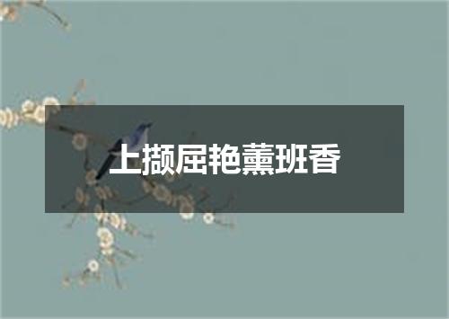 上撷屈艳薰班香
