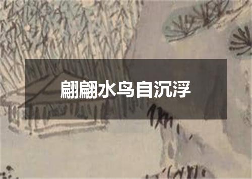 翩翩水鸟自沉浮