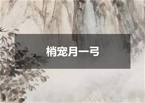 梢宠月一弓