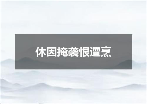 休因掩袭恨遭烹