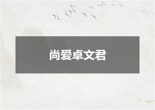 尚爱卓文君