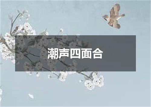 潮声四面合
