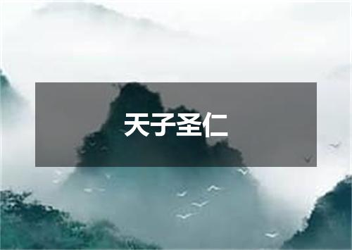 天子圣仁