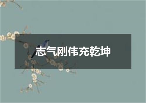 志气刚伟充乾坤
