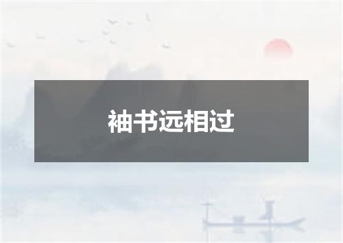 袖书远相过