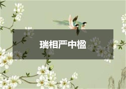 瑞相严中楹