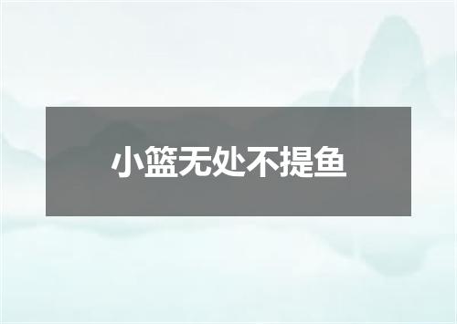 小篮无处不提鱼