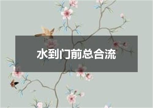 水到门前总合流