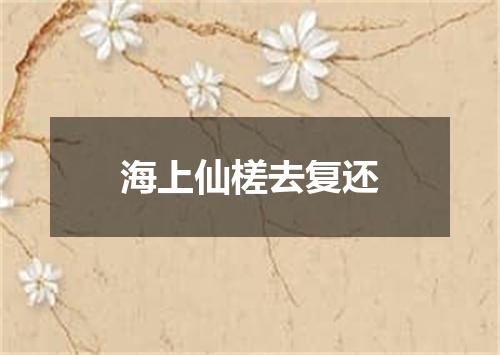 海上仙槎去复还