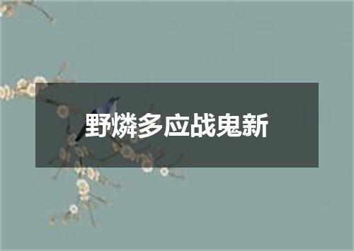 野燐多应战鬼新
