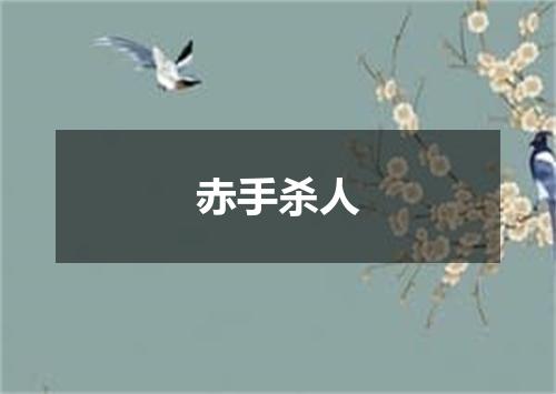 赤手杀人