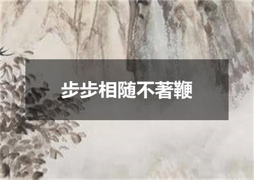 步步相随不著鞭