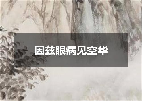 因兹眼病见空华