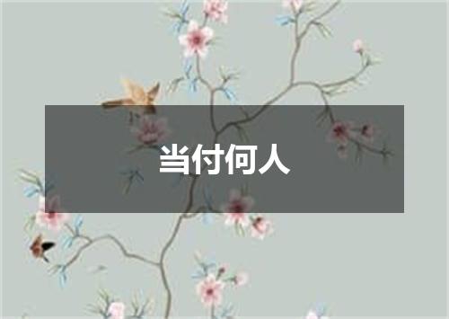 当付何人