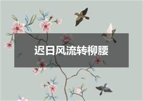 迟日风流转柳腰