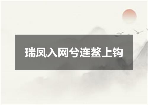 瑞凤入网兮连鳌上钩