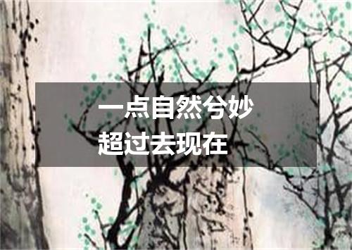 一点自然兮妙超过去现在
